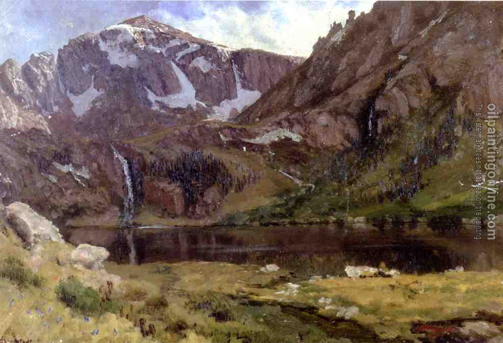 Bierstadt, Albert - Mountain Lake
